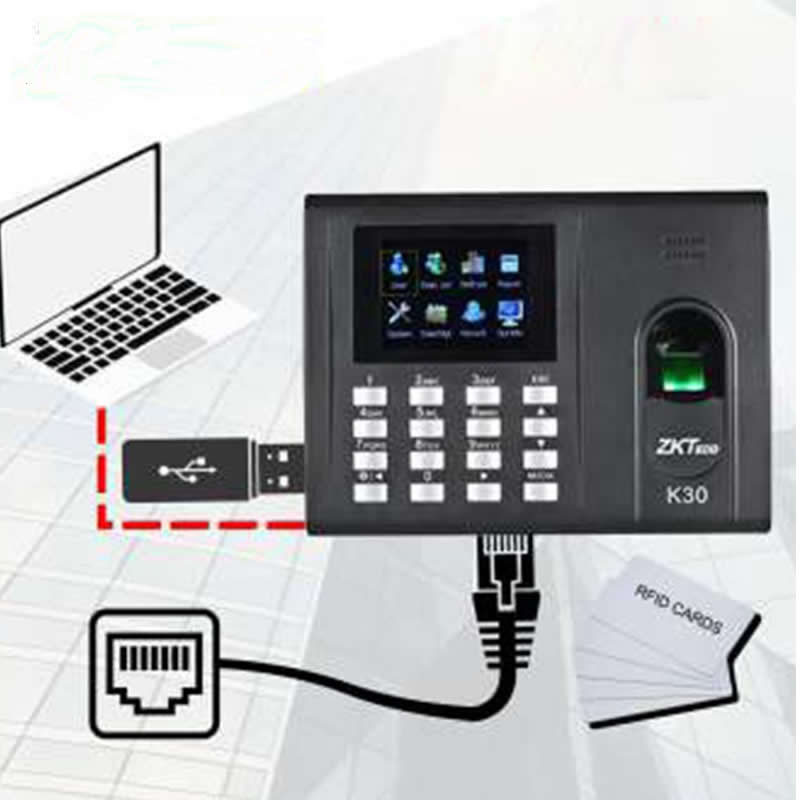 K30 Biometric Fingerprint Reader Time Attendance